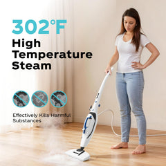 Steam Mop & Handheld Steam Cleaner | 30-Second Fast Heat, Chemical-Free Deep Cleaning