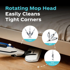 Steam Mop & Handheld Steam Cleaner | 30-Second Fast Heat, Chemical-Free Deep Cleaning