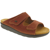 Women's Cozy Slide Sandal in Rust