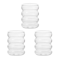 350ML Ins Transparent Glass Cup Heat-resistant Caterpillar Shape Drinking Glasses Coffee mug Beer Juice Milk Cute water cup