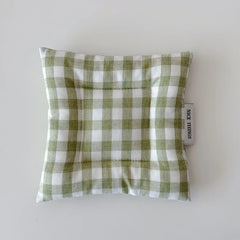 Homemade Korean Style Cotton Checkered Insulation Mat Cup Mat Flower Pot Mat Square Table Mats