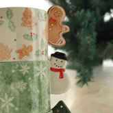 Christmas Hand-painted Gingerbread Man Ceramic Mug Coffee Mug Mugs Coffee Cups