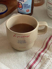 Original French Mug Retro Cup Children's High Beauty Ceramic High End Coffee Mug
