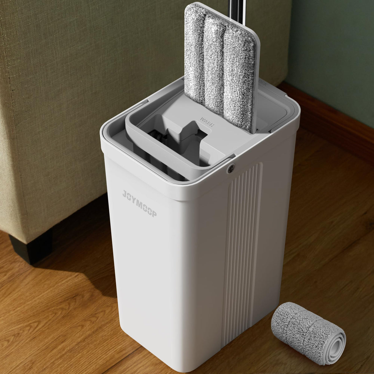 Hands-Free Flat Mop & Bucket Set